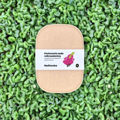 Pestovací set – Mikro reďkovka | Pikantná mikrozelenina na domáce pestovanie